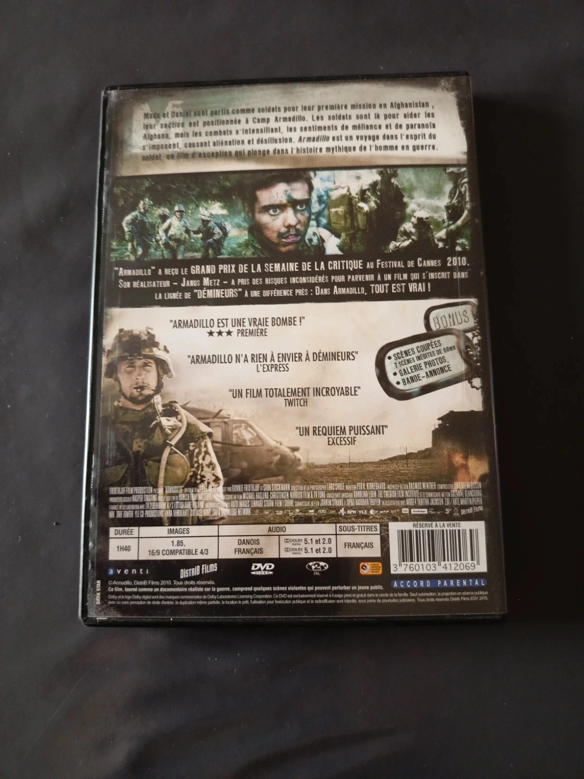 Dvd Armadillo – photo 2